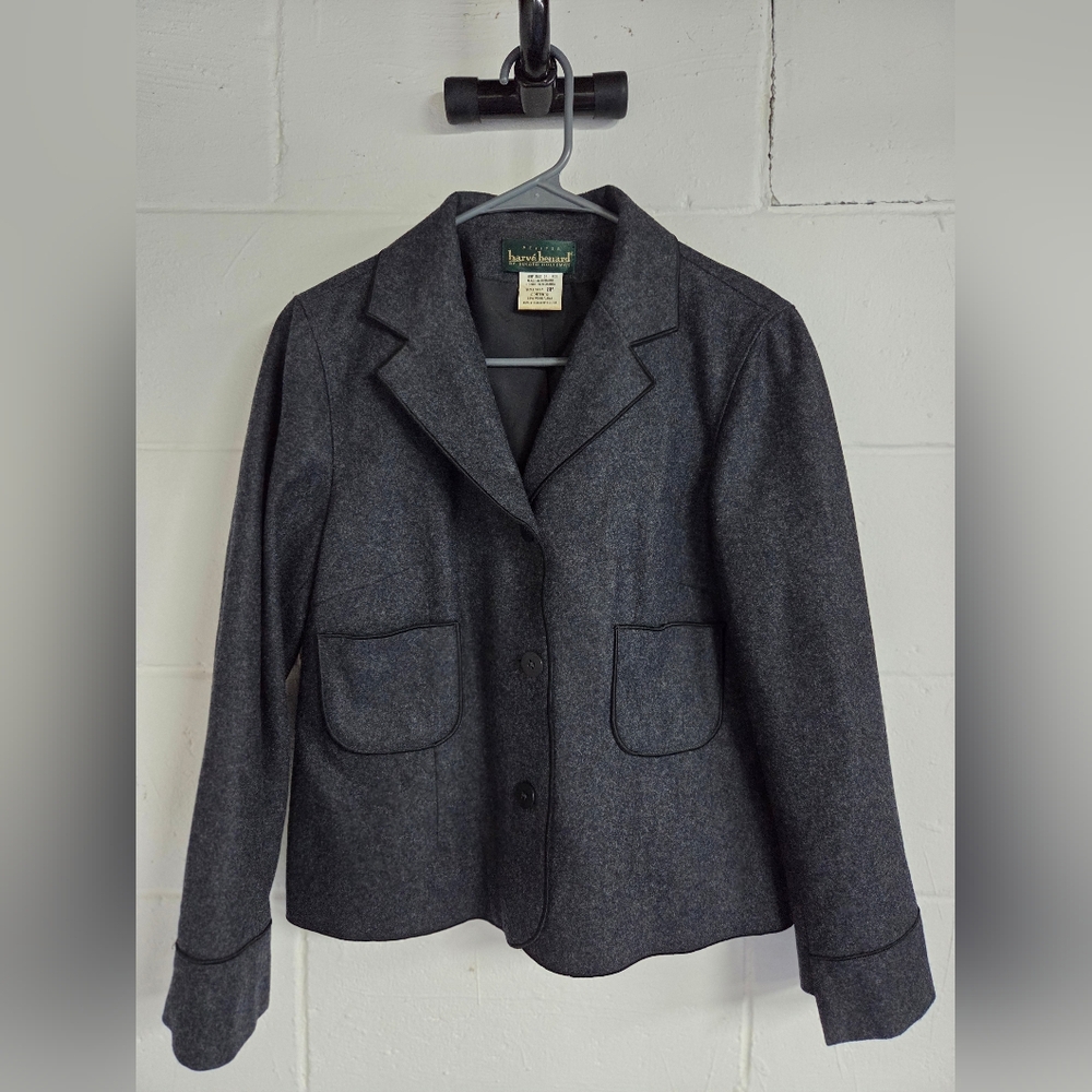 Harve Benard Gray Women's Wool Jacket